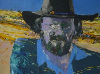 Title: Portrait of Bob Juniper, Subject: Robert Juniper, Artist: George Haynes