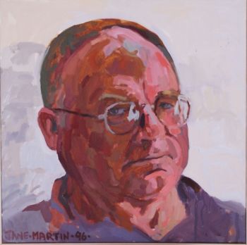 Title: Portrait of George Haynes, Subject: George Haynes, Artist: Jane Martin