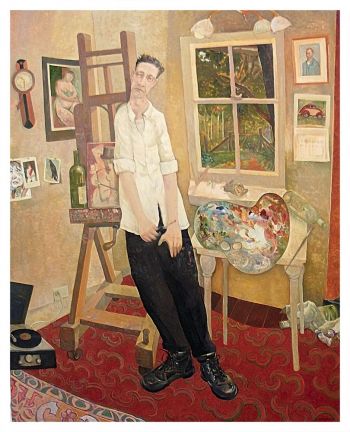 Artist: Glen Preece | Title: Portrait of the artist as an alcoholic (revisited) | Subject: Self-portrait